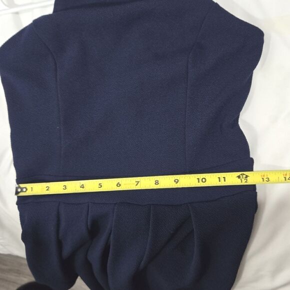 Agaci fit and flare navy dress - Picture 9 of 9